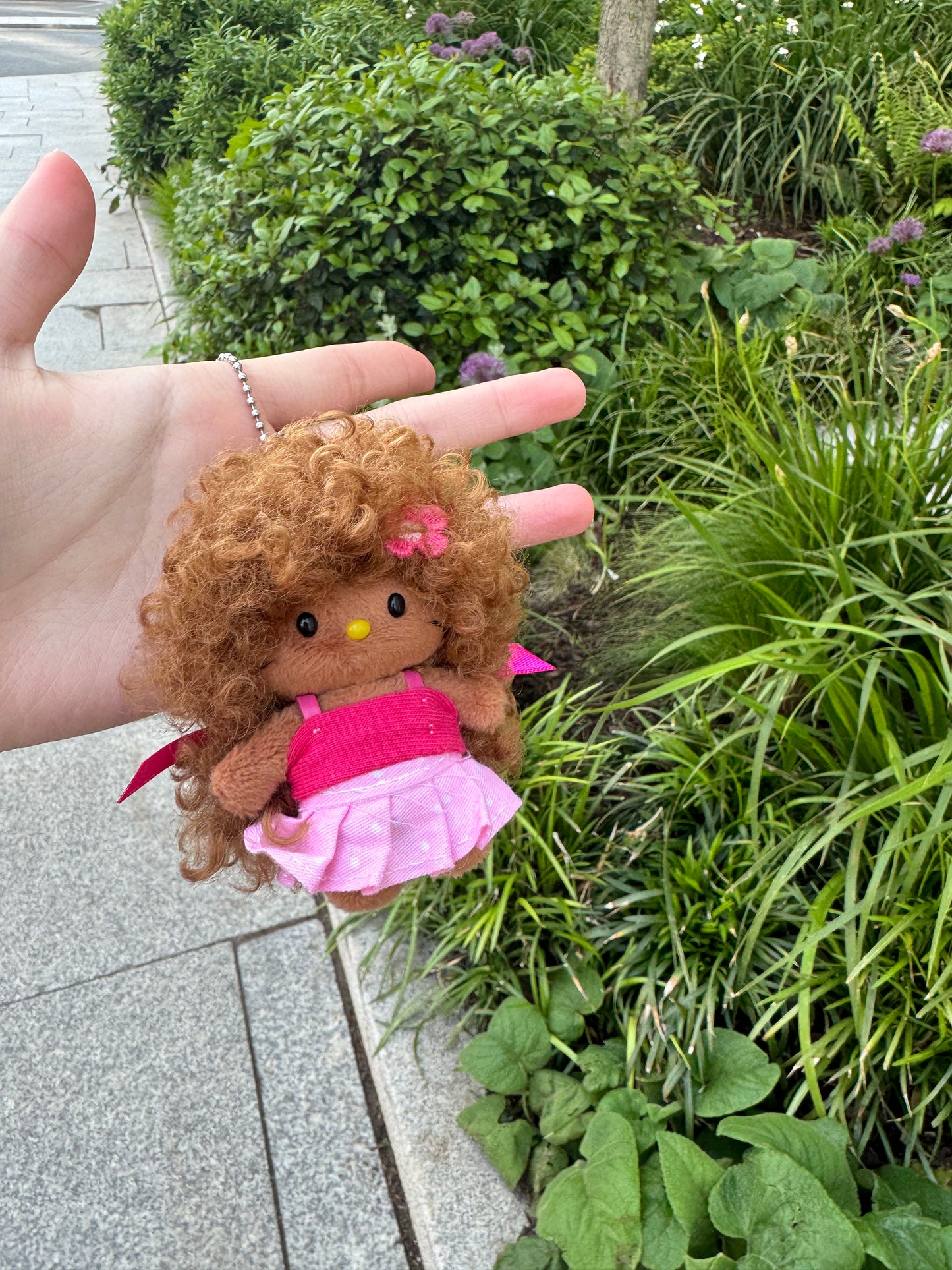 Afro Pink Bikini Tanned Kitty